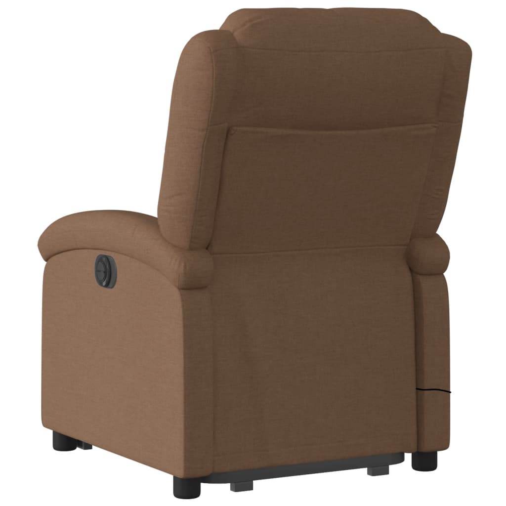 Fauteuil de massage inclinable Marron Tissu - XIOS