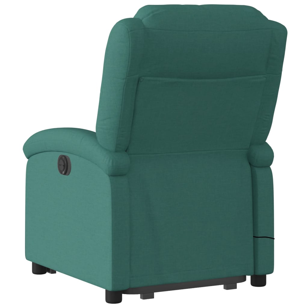 Fauteuil inclinable de massage Vert foncé Tissu - XIOS