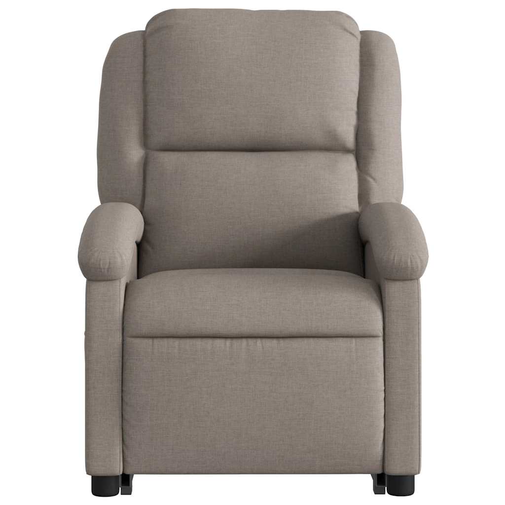 Fauteuil inclinable de massage Taupe Tissu - XIOS