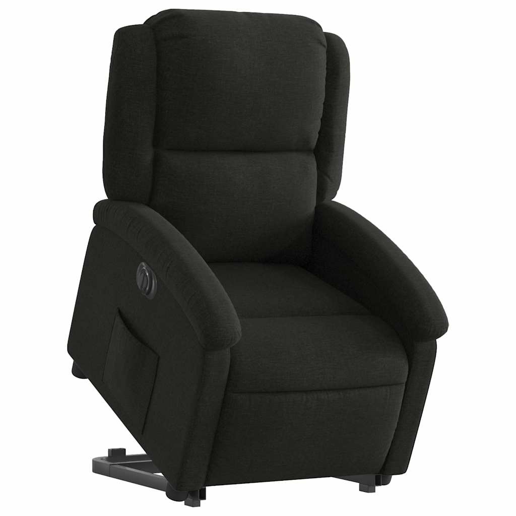 Fauteuil inclinable électrique noir tissu - XIOS