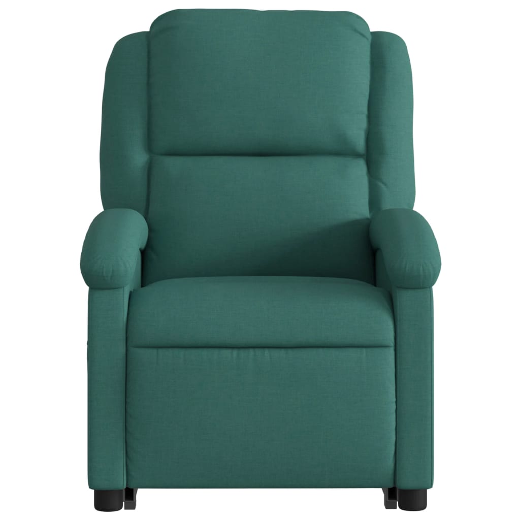 Fauteuil inclinable de massage électrique Vert foncé Tissu - XIOS