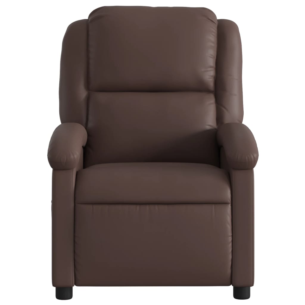 Fauteuil inclinable électrique Marron Similicuir - XIOS