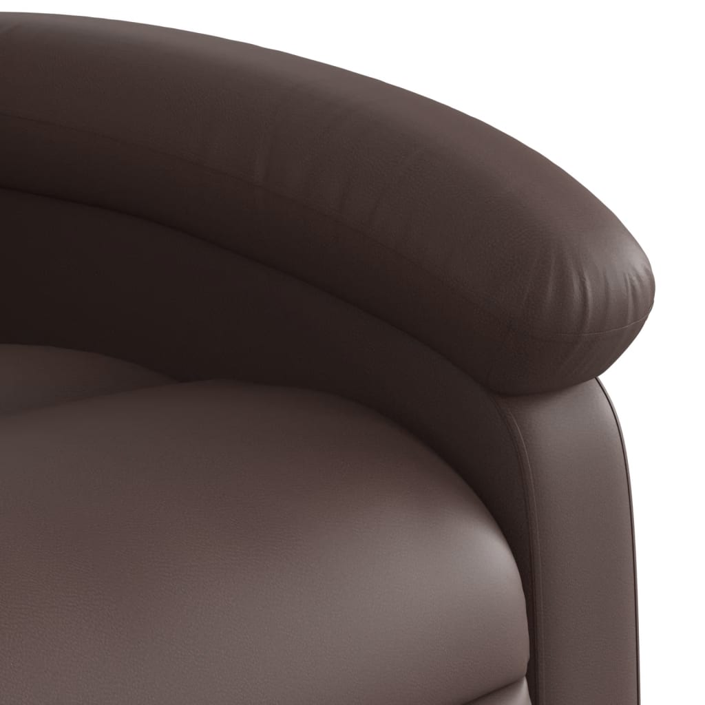 Fauteuil inclinable électrique Marron Similicuir - XIOS