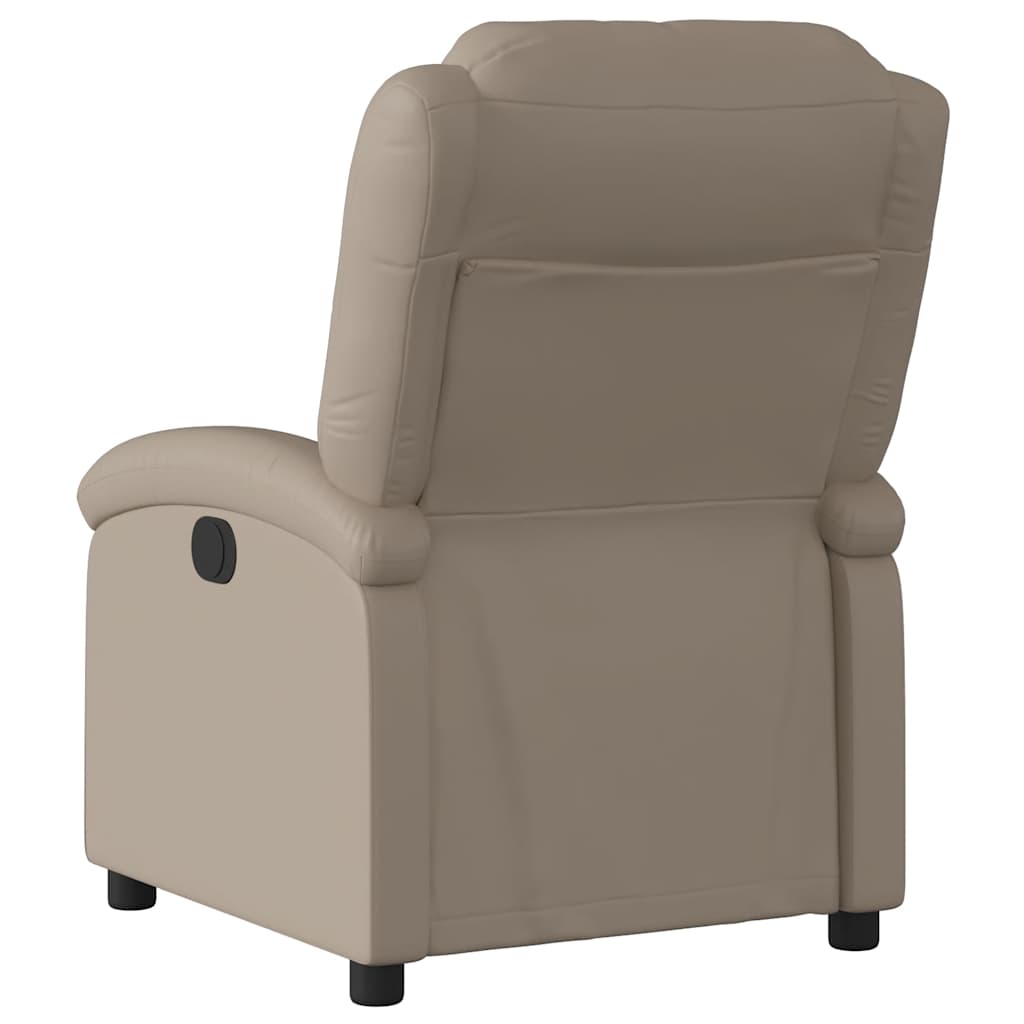 Fauteuil inclinable électrique Cappuccino Similicuir - XIOS
