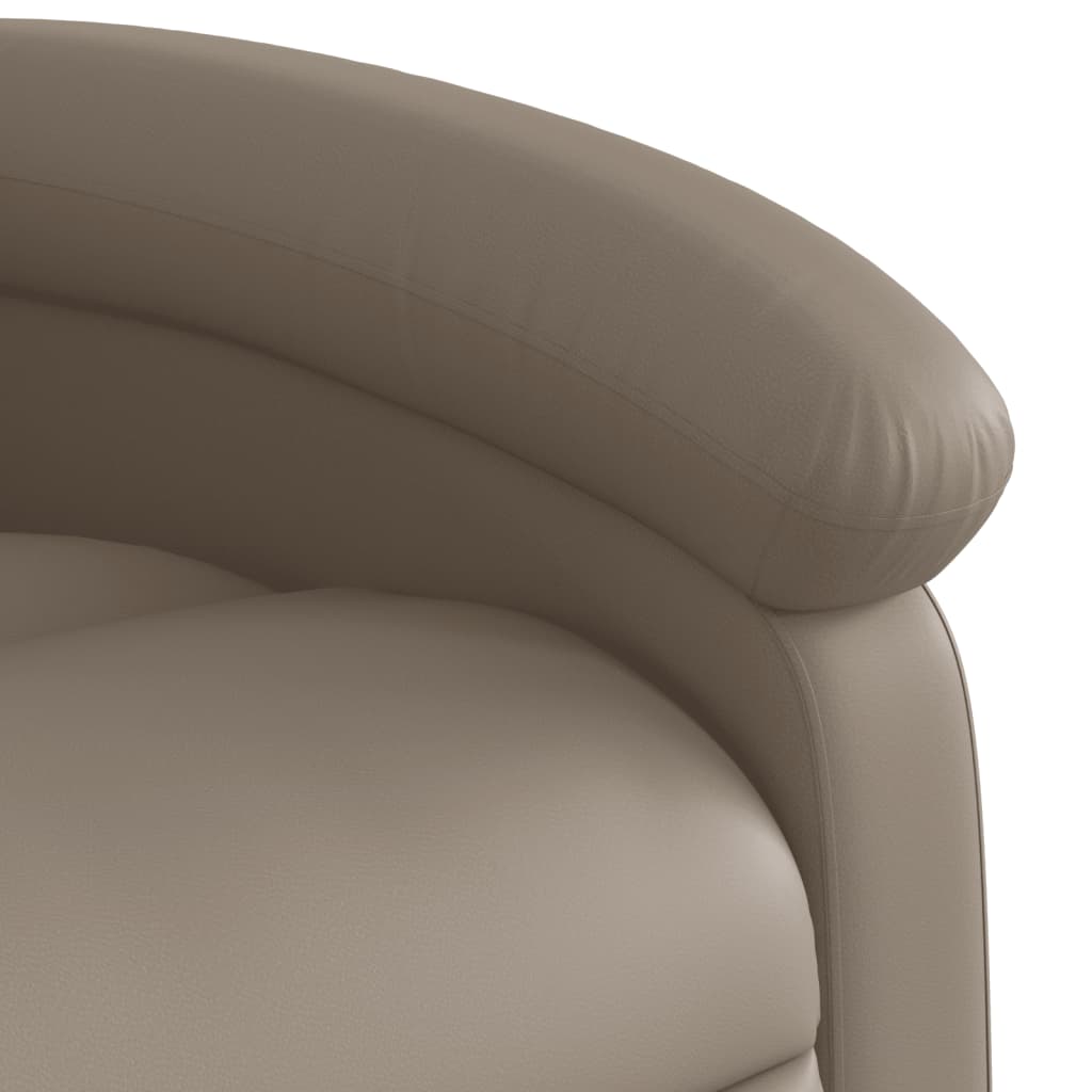 Fauteuil de massage inclinable électrique cappuccino similicuir - XIOS