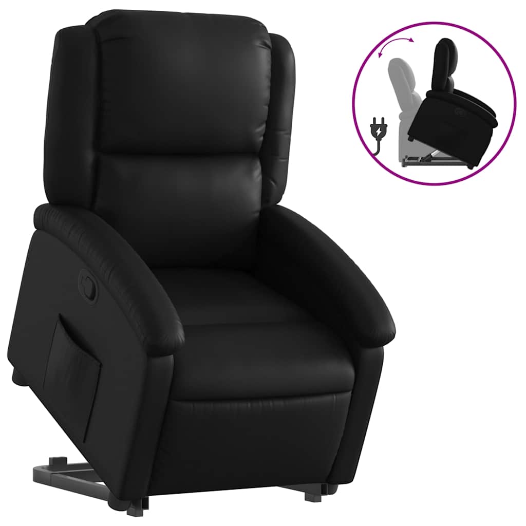 Fauteuil inclinable Noir Similicuir - XIOS