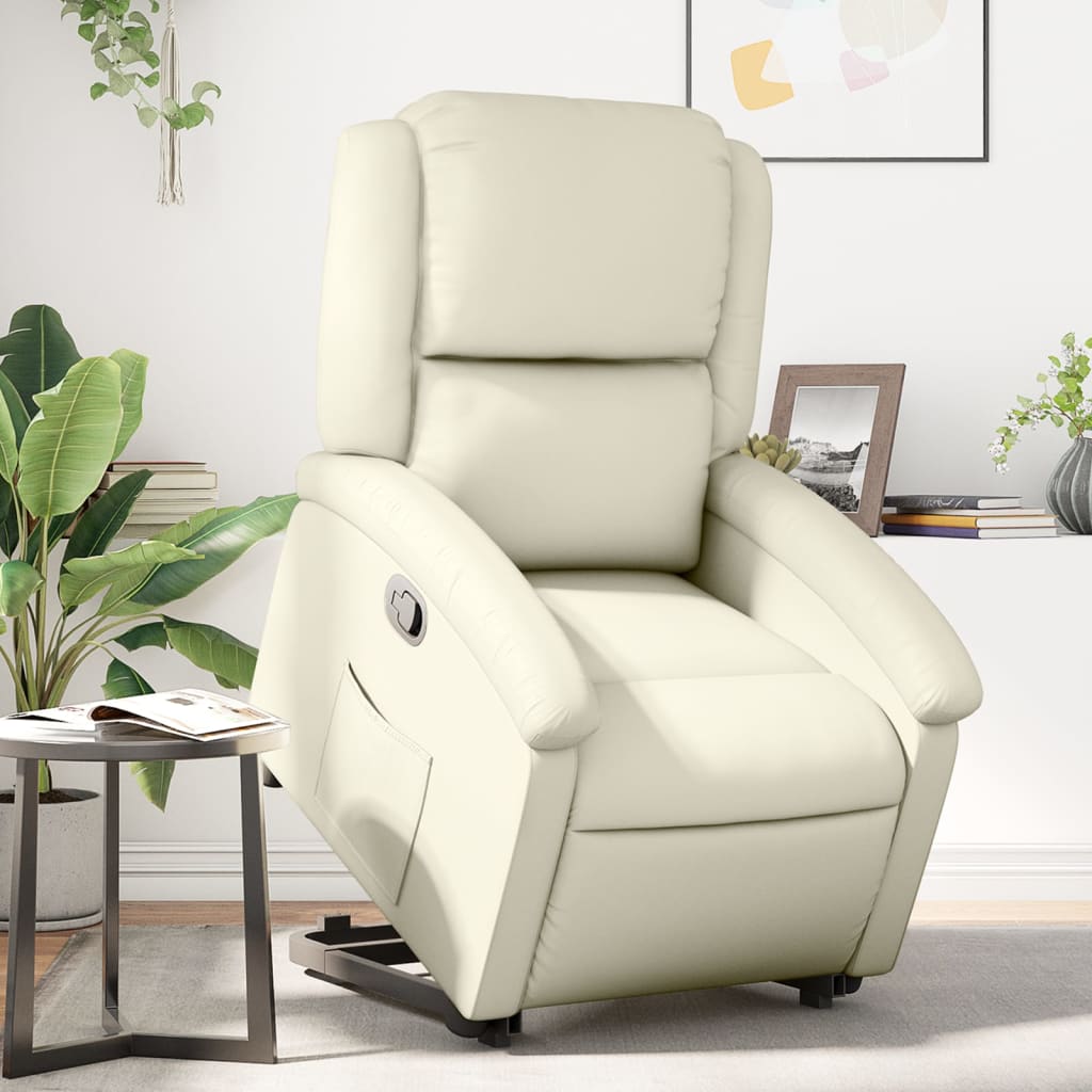 Fauteuil inclinable Crème Similicuir - XIOS