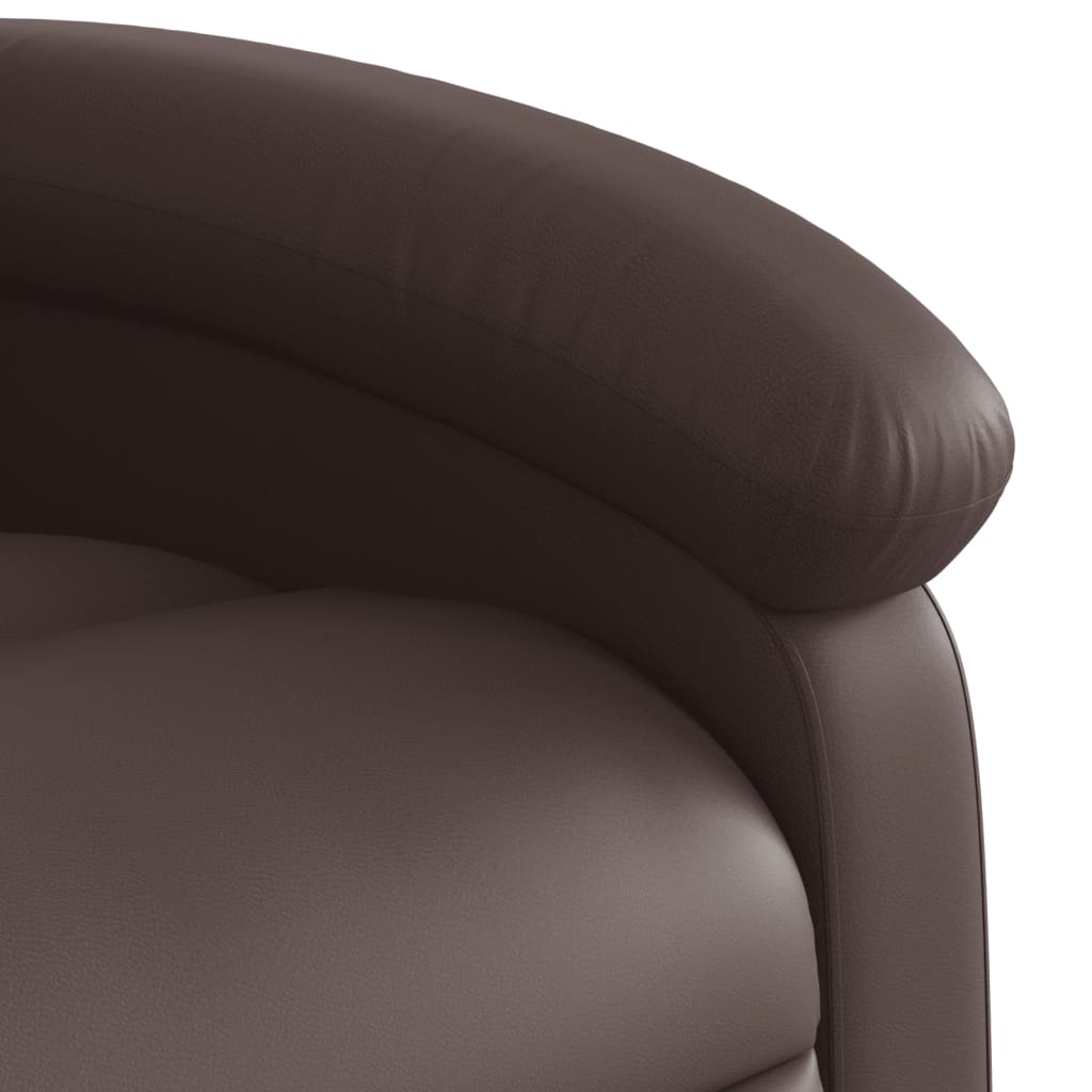 Fauteuil inclinable marron similicuir - XIOS