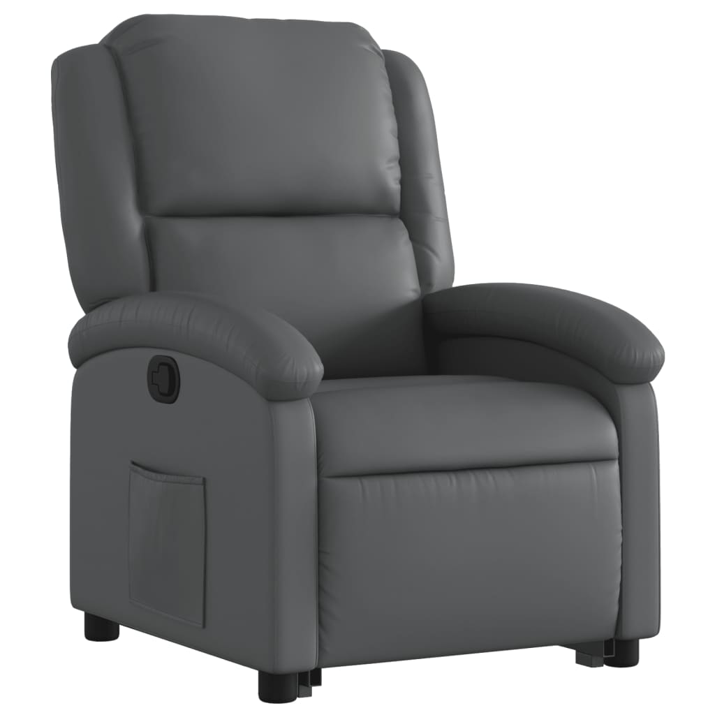 Fauteuil inclinable Gris Similicuir - XIOS