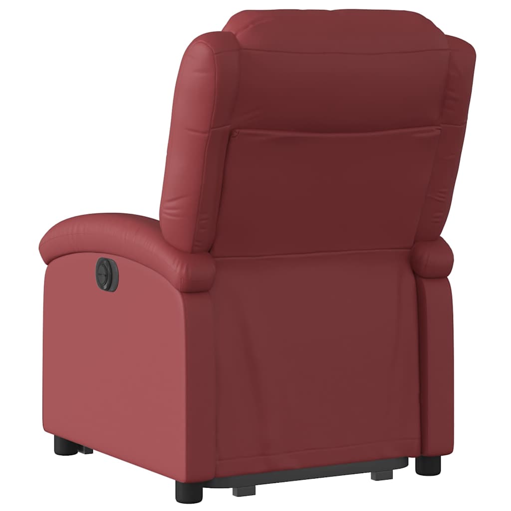 Fauteuil inclinable Rouge bordeaux Similicuir - XIOS