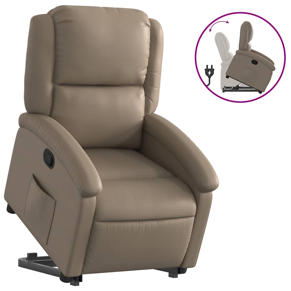Fauteuil inclinable Cappuccino Similicuir - XIOS