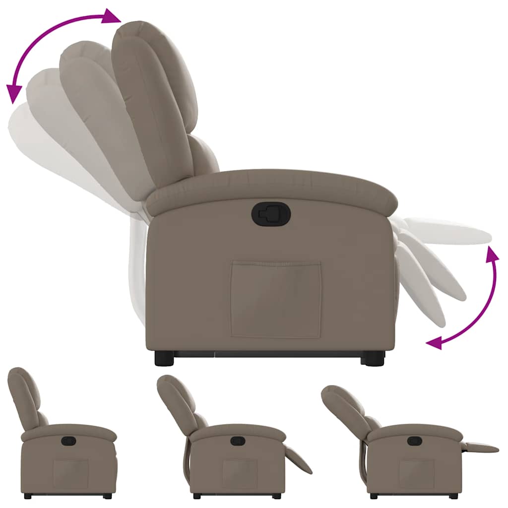 Fauteuil inclinable Cappuccino Similicuir - XIOS