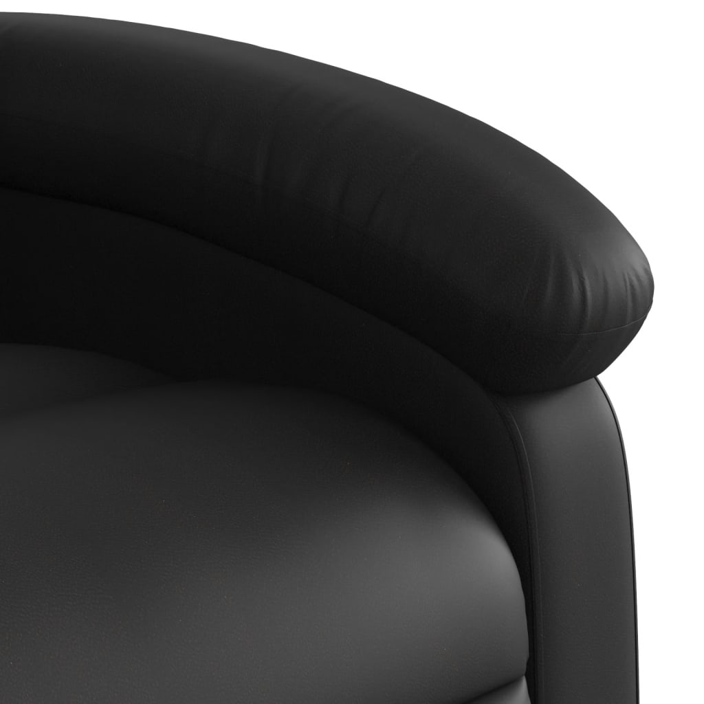 Fauteuil inclinable de massage Noir Similicuir - XIOS