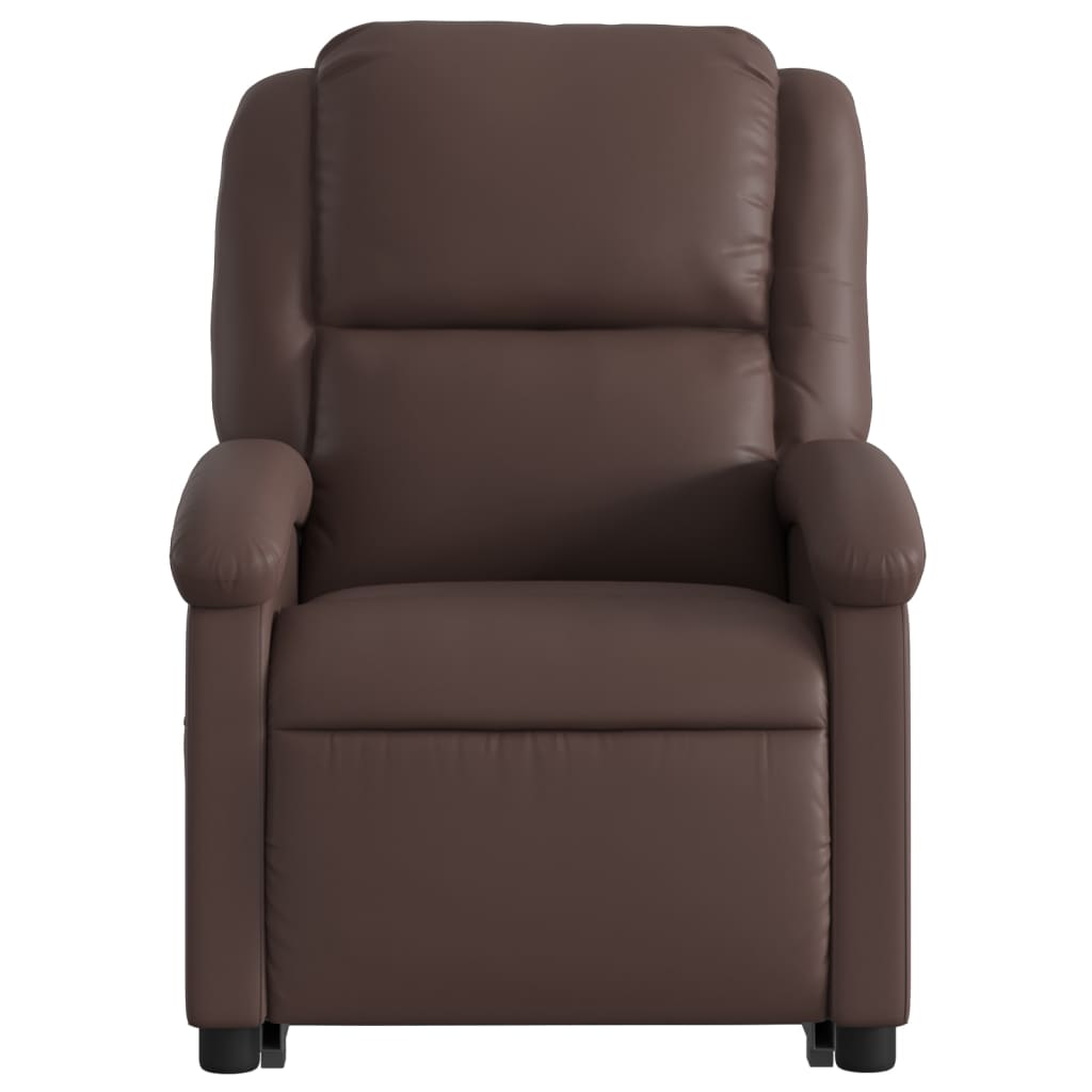 Fauteuil inclinable de massage Marron Similicuir - XIOS