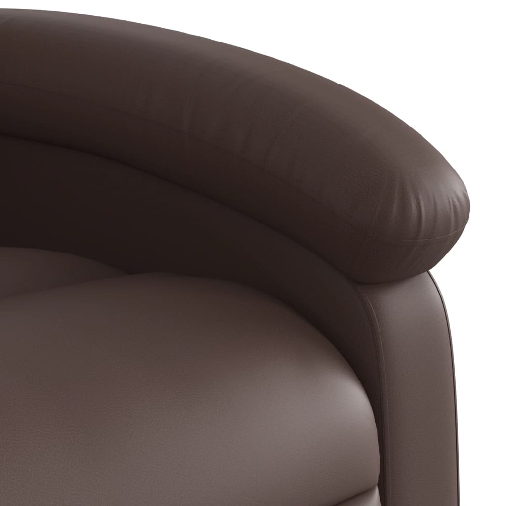 Fauteuil inclinable de massage Marron Similicuir - XIOS