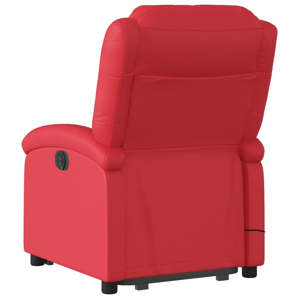 Fauteuil inclinable de massage Rouge Similicuir - XIOS