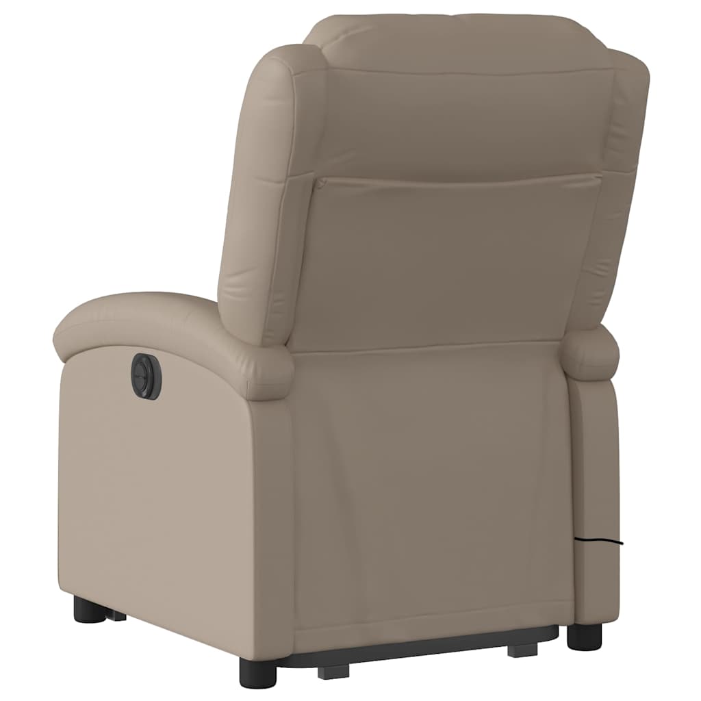 Fauteuil inclinable de massage Cappuccino Similicuir - XIOS