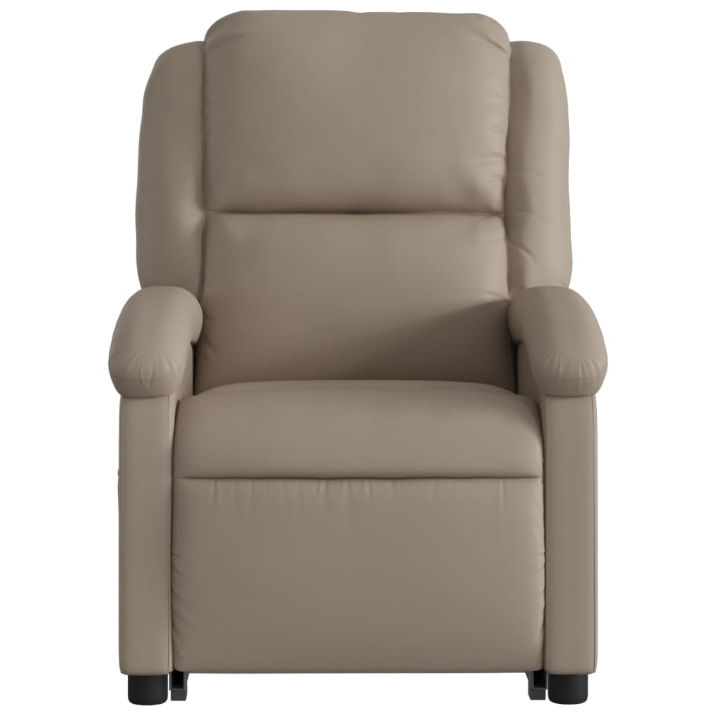 Fauteuil inclinable électrique cappuccino similicuir - XIOS