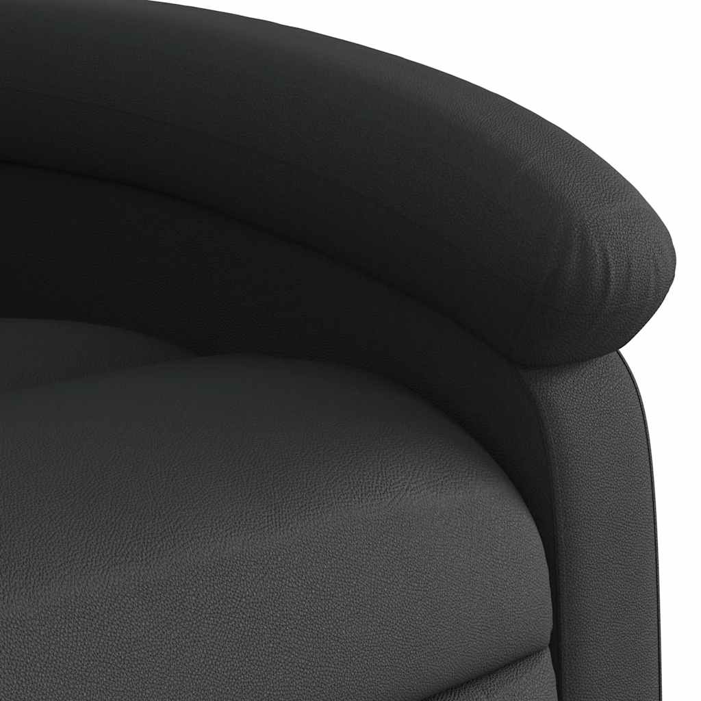 Fauteuil inclinable noir cuir véritable - XIOS