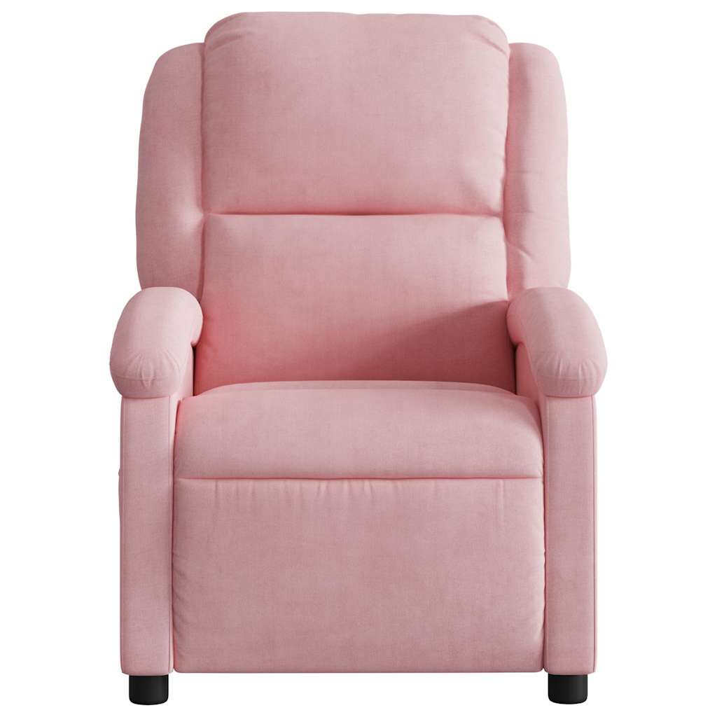 Fauteuil inclinable électrique Rose Velours - XIOS