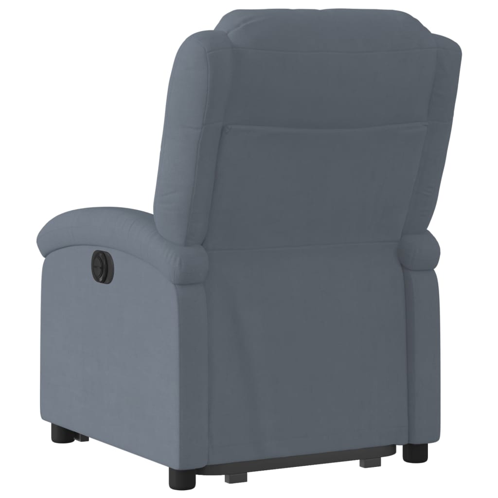 Fauteuil inclinable Gris foncé Velours - XIOS