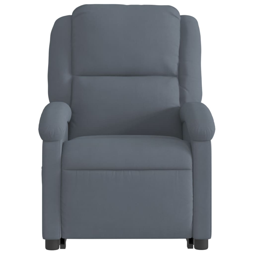 Fauteuil inclinable Gris foncé Velours - XIOS