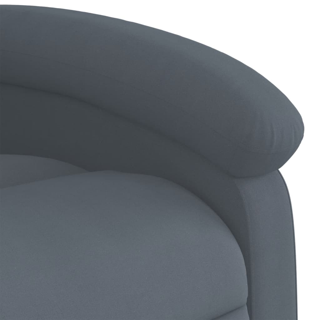 Fauteuil inclinable Gris foncé Velours - XIOS
