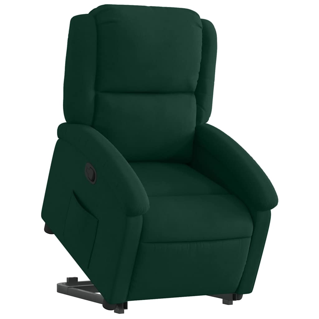 Fauteuil inclinable Vert foncé Velours - XIOS