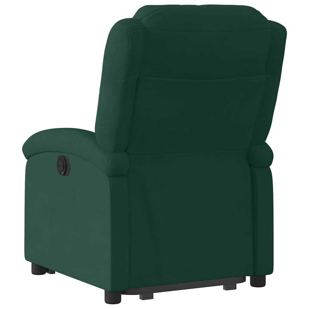 Fauteuil inclinable Vert foncé Velours - XIOS