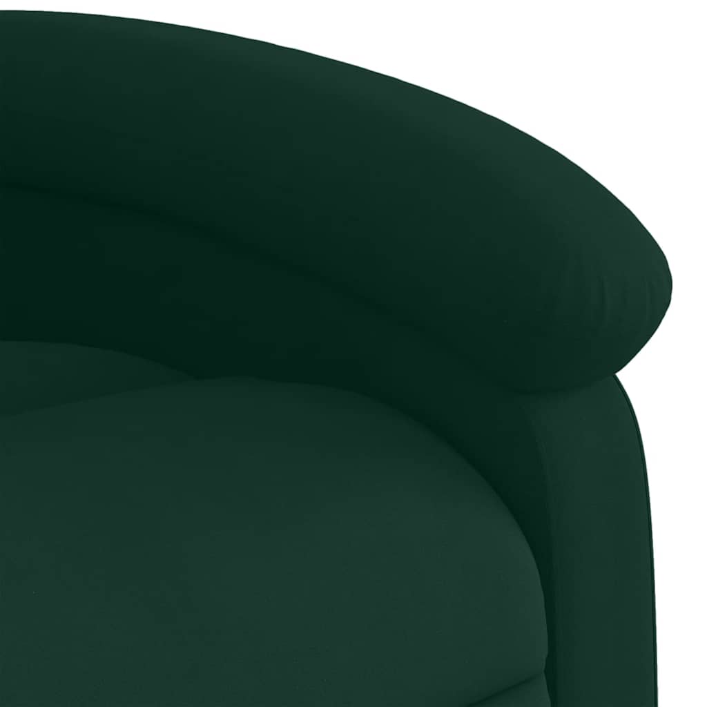 Fauteuil inclinable Vert foncé Velours - XIOS