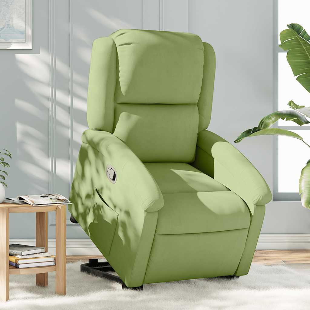 Fauteuil inclinable Vert clair Velours