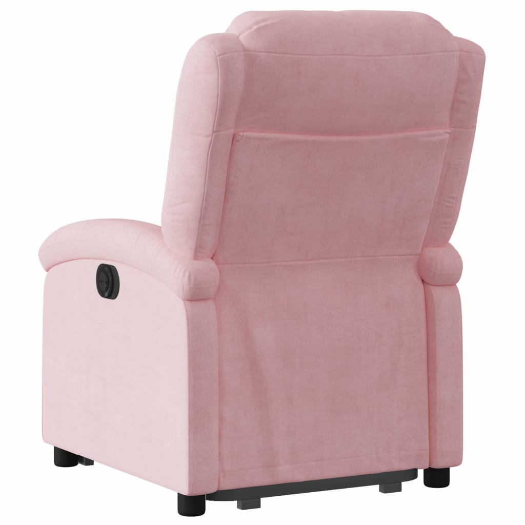 Fauteuil inclinable Rose Velours - XIOS
