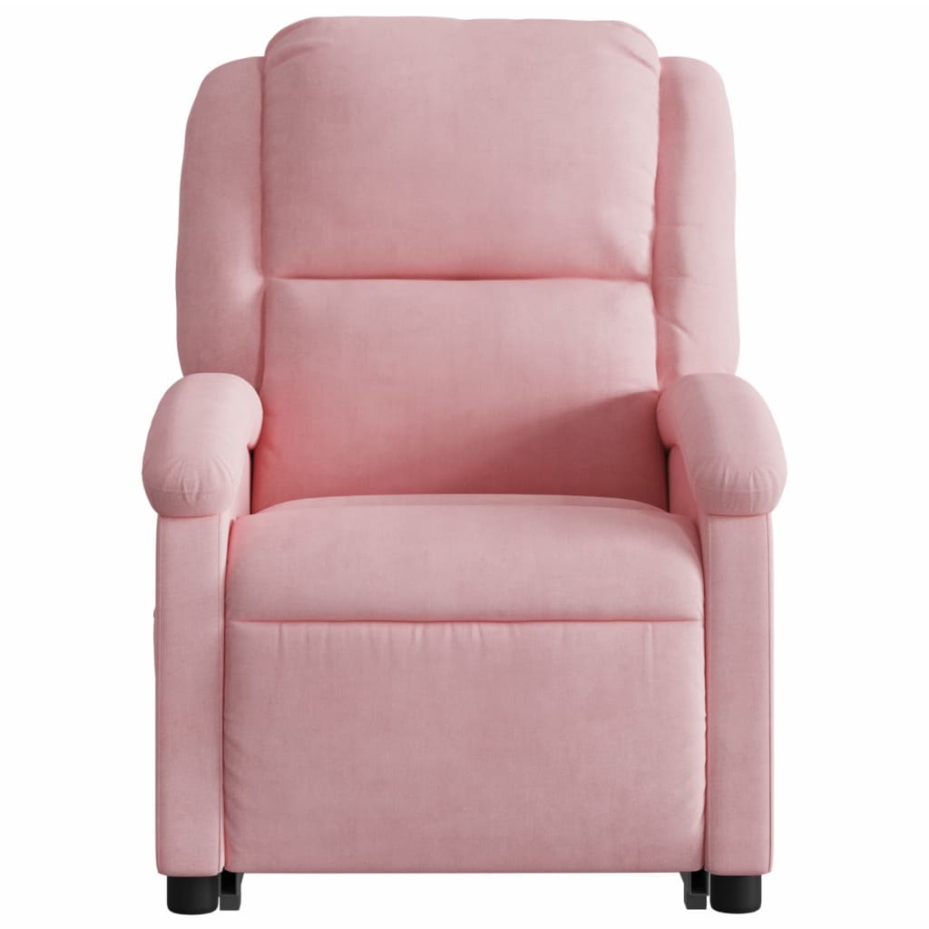 Fauteuil inclinable Rose Velours - XIOS