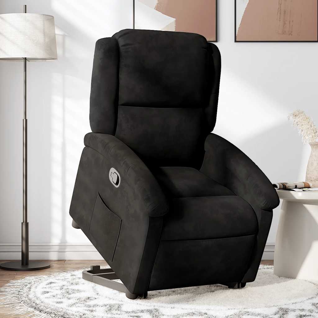 Fauteuil inclinable Noir Velours - XIOS