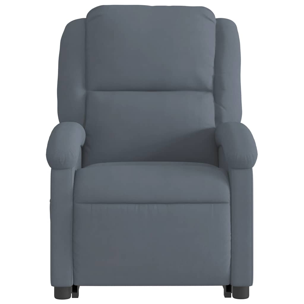 Fauteuil de massage inclinable Gris foncé Velours - XIOS