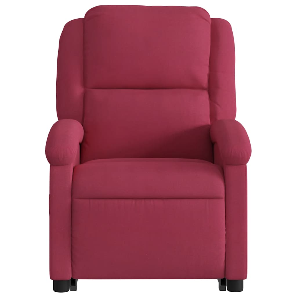 Fauteuil de massage inclinable Rouge bordeaux Velours - XIOS