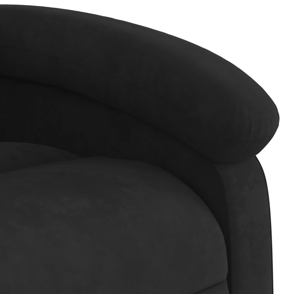 Fauteuil de massage inclinable Noir Velours - XIOS