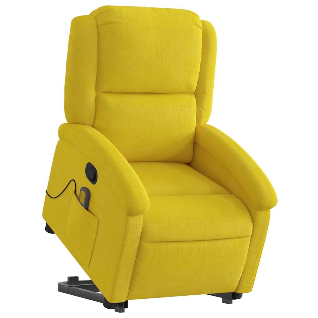 Fauteuil de massage inclinable Jaune Velours - XIOS