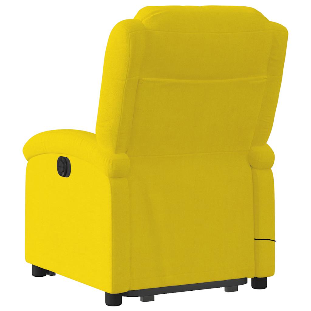 Fauteuil de massage inclinable Jaune Velours - XIOS