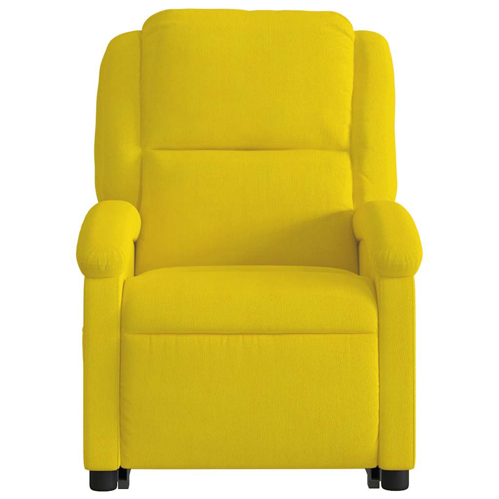 Fauteuil de massage inclinable Jaune Velours - XIOS