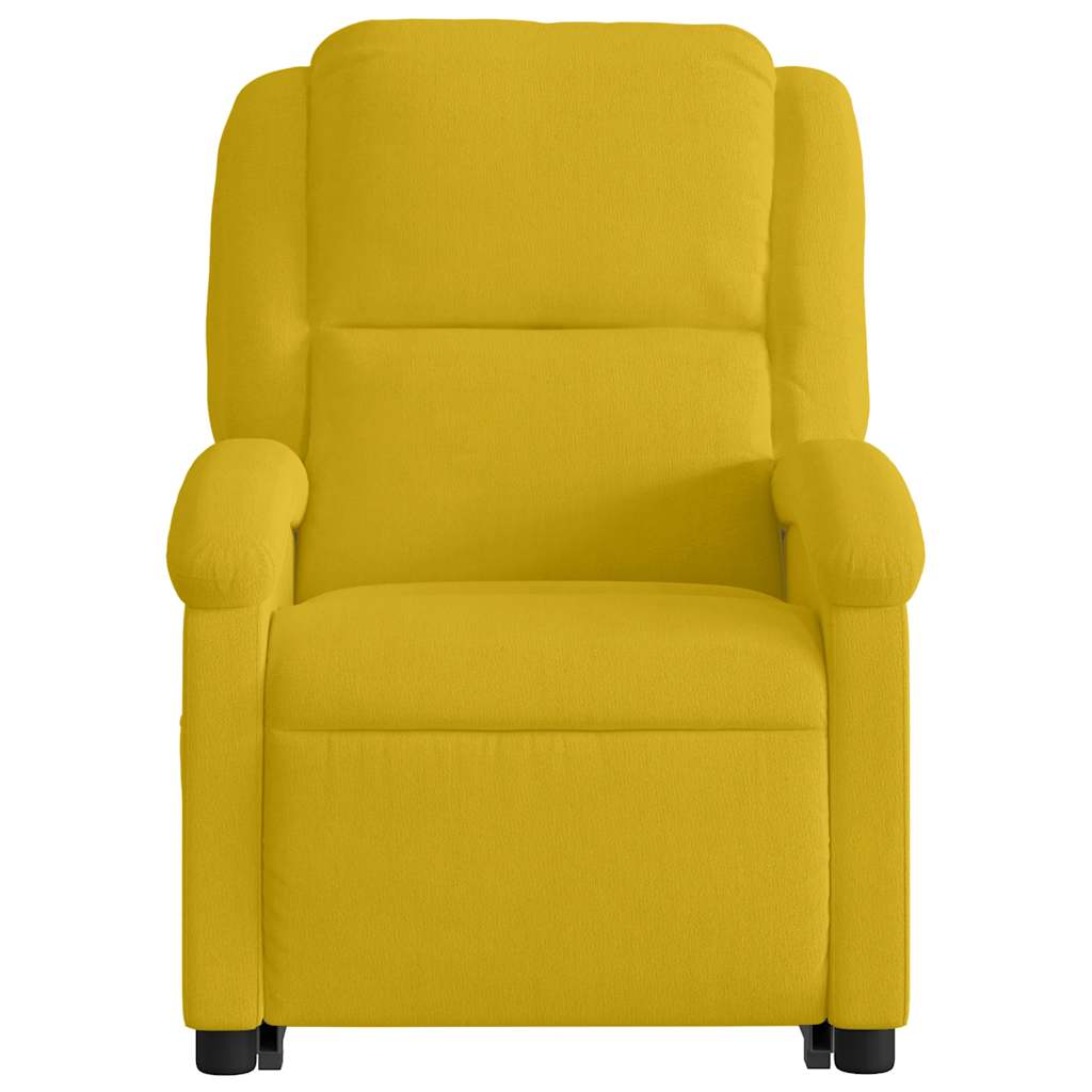 Fauteuil de massage inclinable Jaune Velours - XIOS