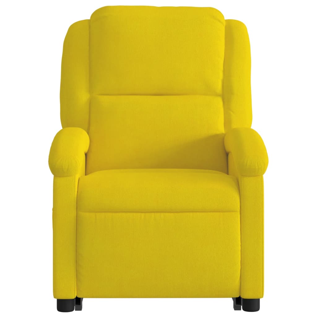 Fauteuil inclinable électrique jaune Velours - XIOS
