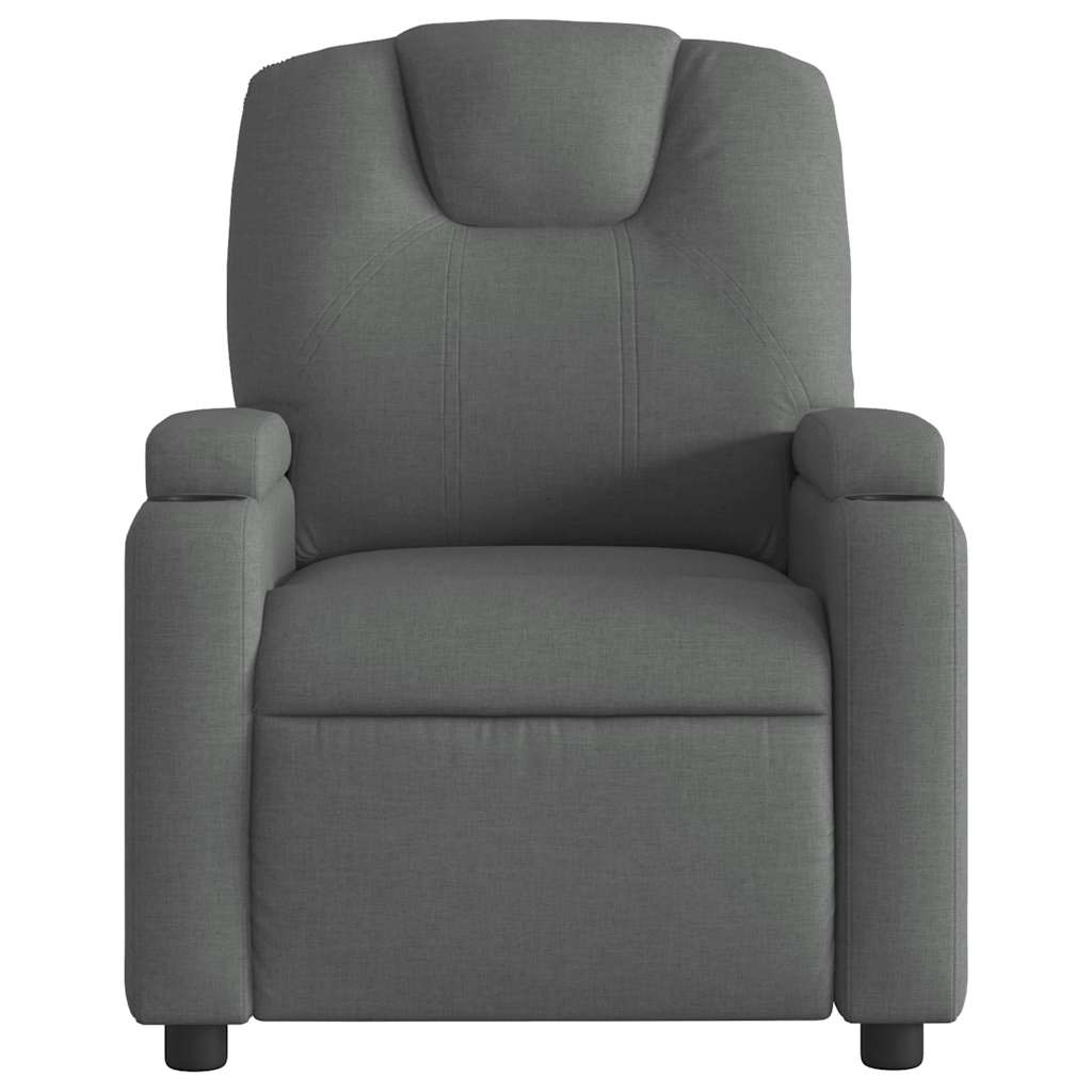 Fauteuil inclinable électrique Gris foncé Tissu - XIOS