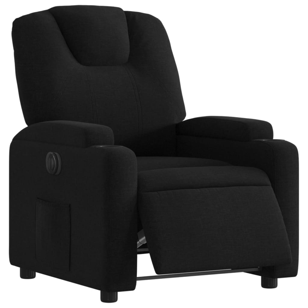 Fauteuil inclinable électrique Noir Tissu - XIOS