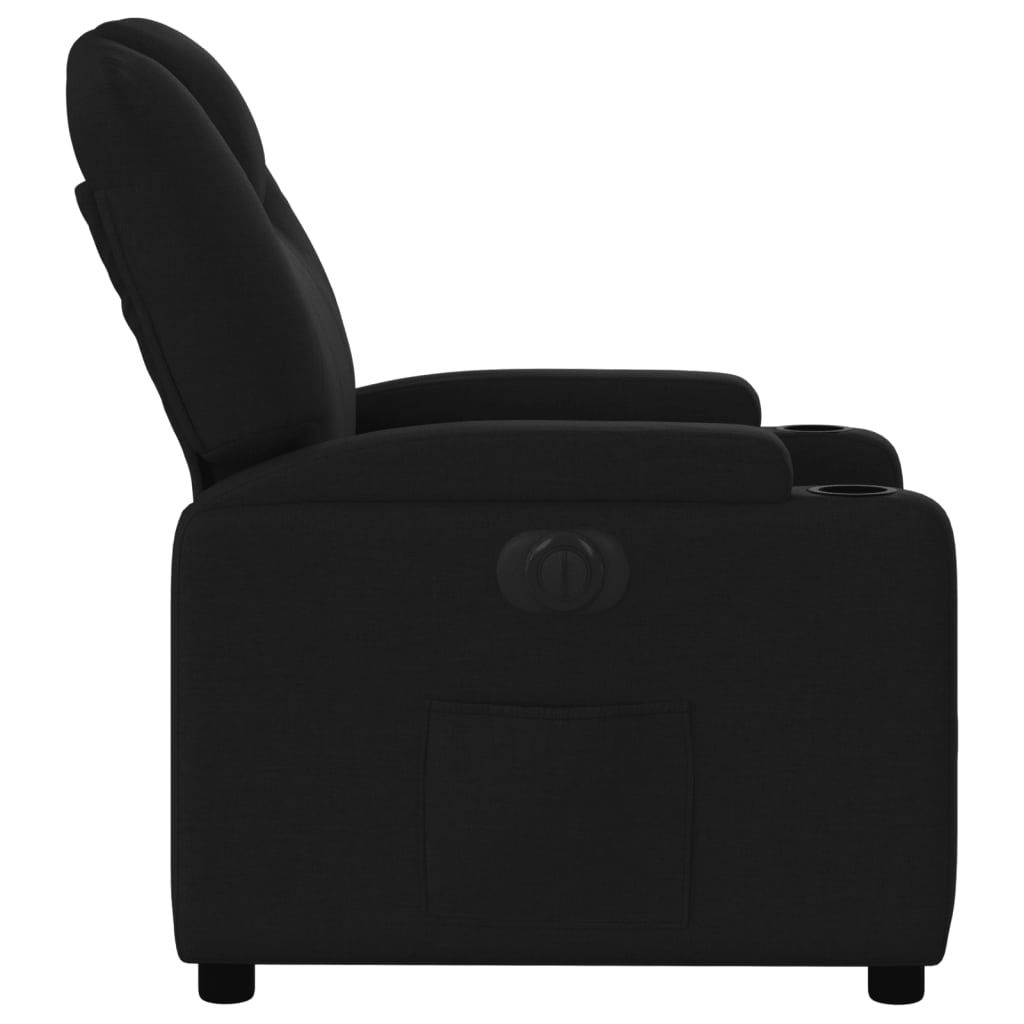 Fauteuil inclinable électrique Noir Tissu - XIOS