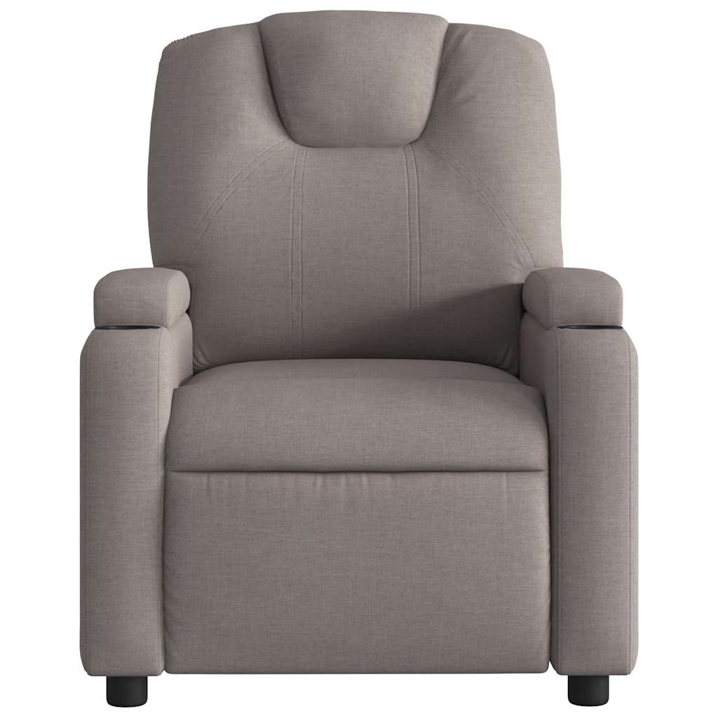 Fauteuil inclinable électrique Taupe Tissu - XIOS