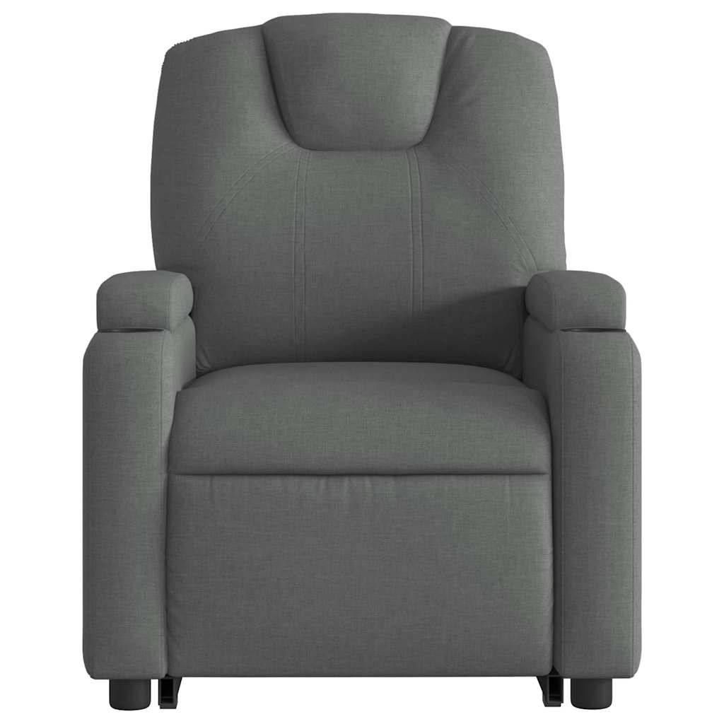 Fauteuil inclinable Gris foncé Tissu - XIOS