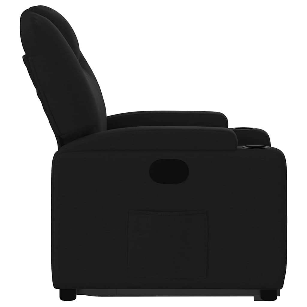 Fauteuil inclinable noir tissu - XIOS