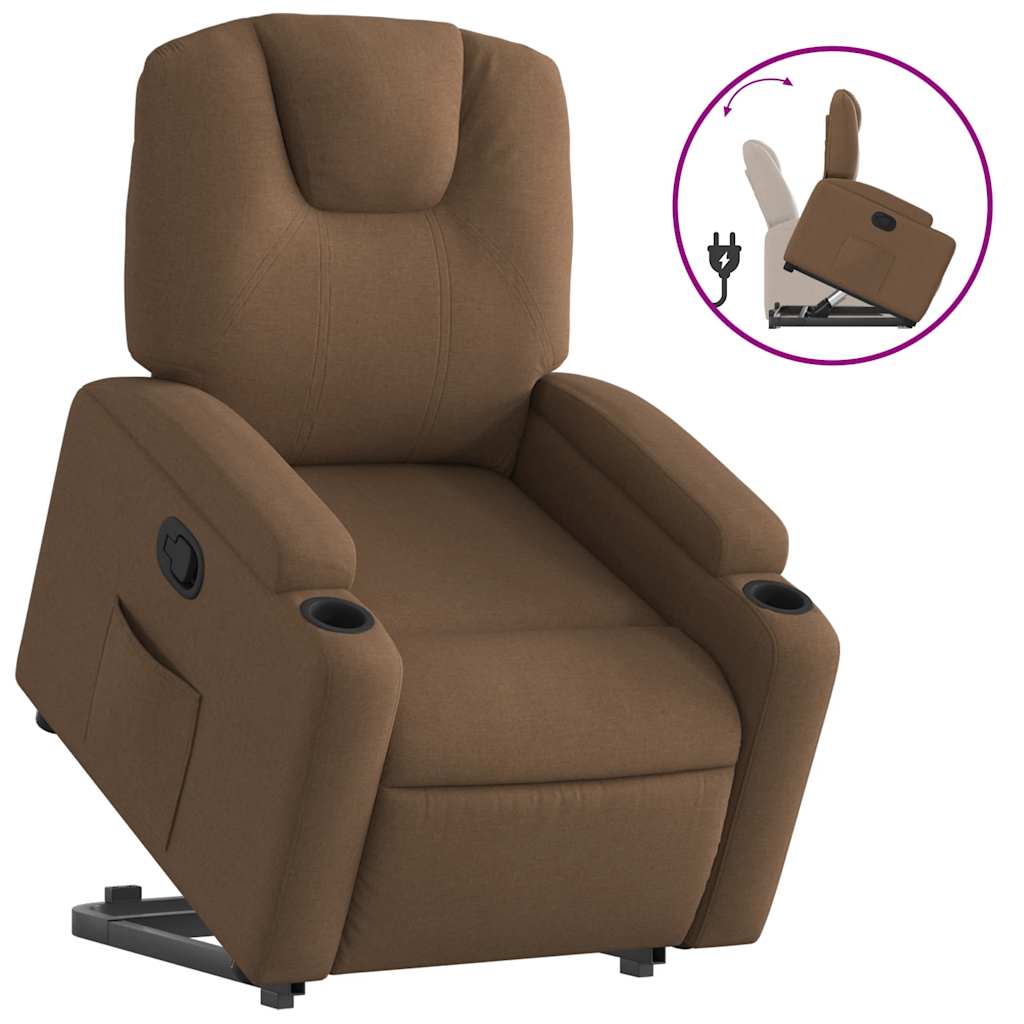 Fauteuil inclinable Marron Tissu - XIOS