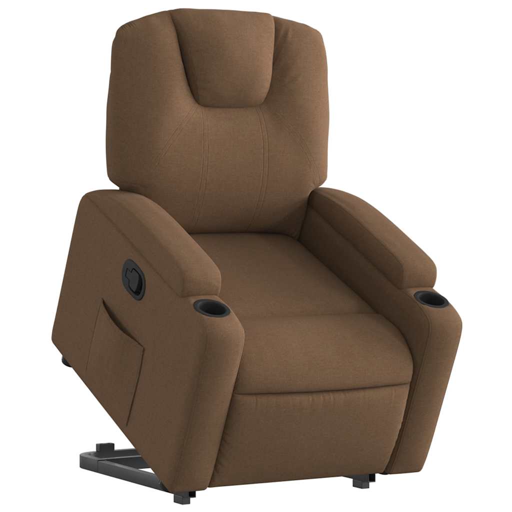 Fauteuil inclinable Marron Tissu - XIOS